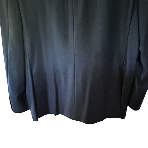 HICKEY FREEMAN Men’s 100% Wool Navy Milburn II Blazer Sport Coat Jacket Sz. 48L - Picture 9 of 13
